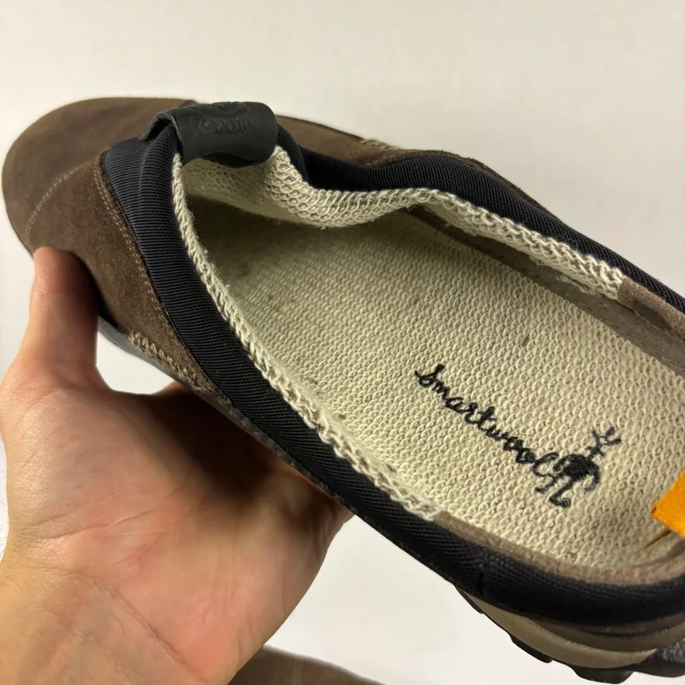 Timberland Clog Mules Mens 13 Brown Suede Smartwool Slip On Outdoor Shoes